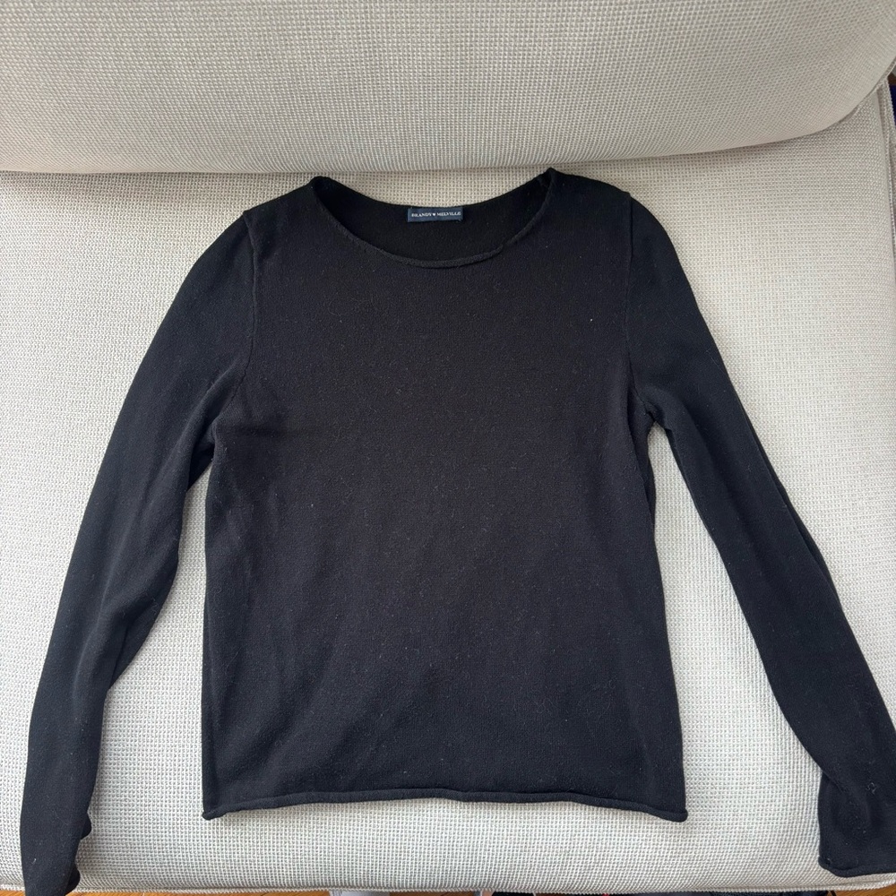 Brandy Melville Black Long Sleeve Sweater